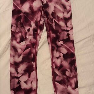 Lululemon Athletica Purple Patterned Leggings